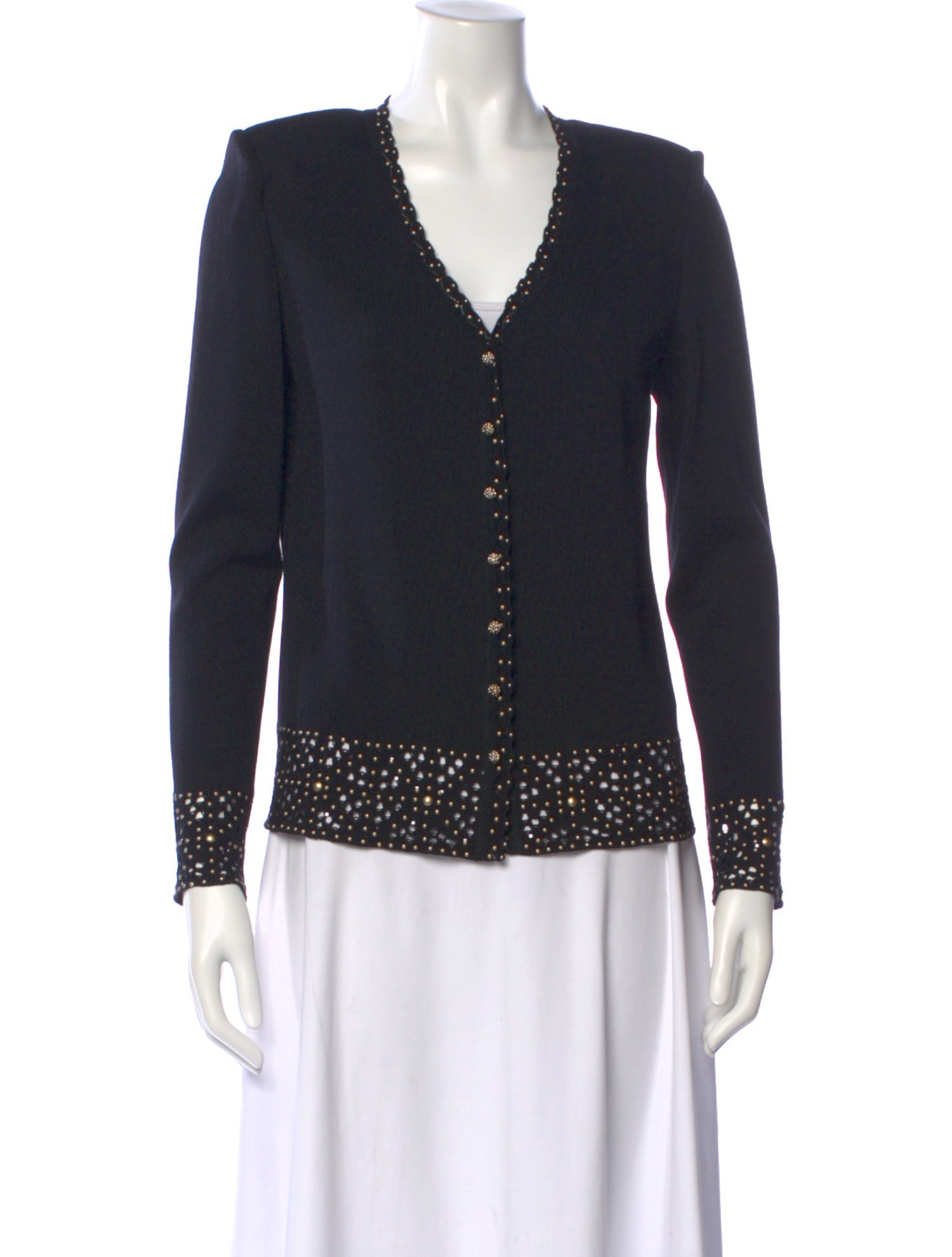 St. John Evening V-Neck Sweater