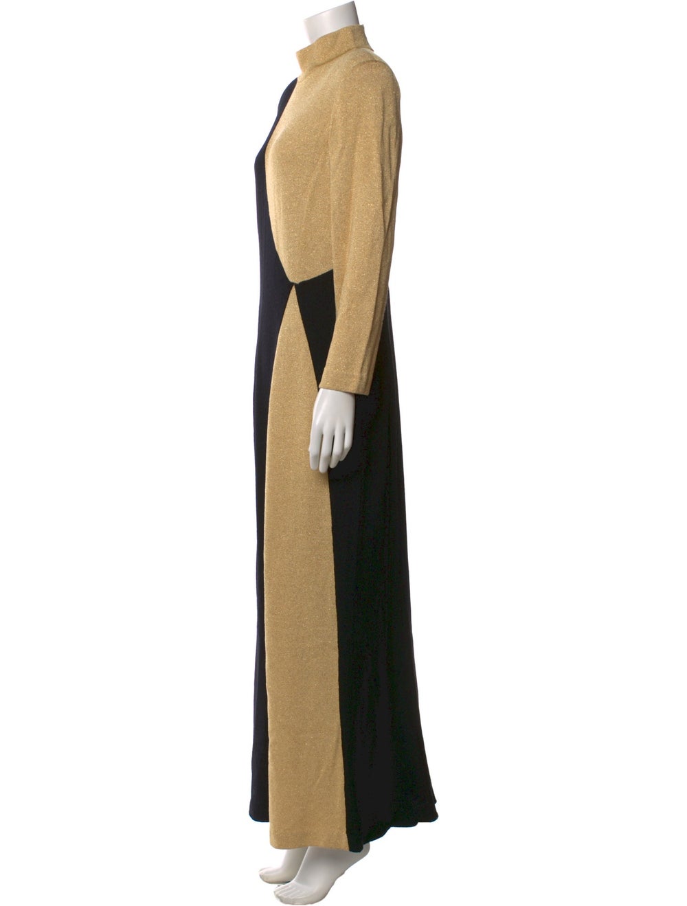 St. John Evening Colorblock Pattern Long Dress - image 2