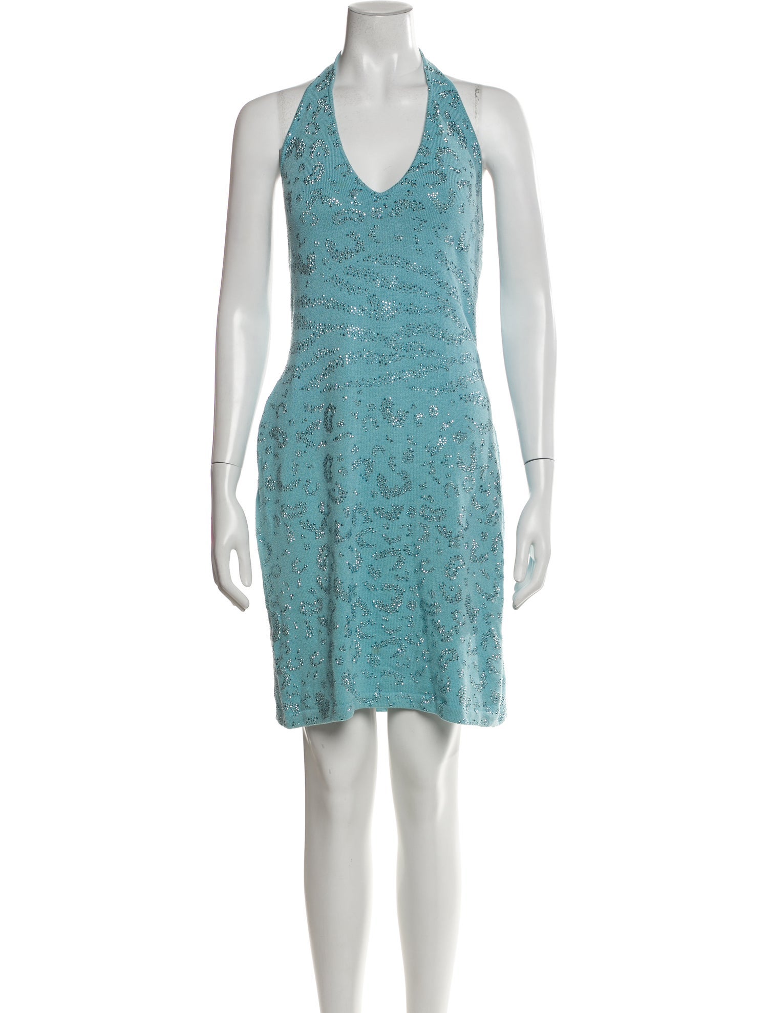 St. John Evening Printed Mini Dress