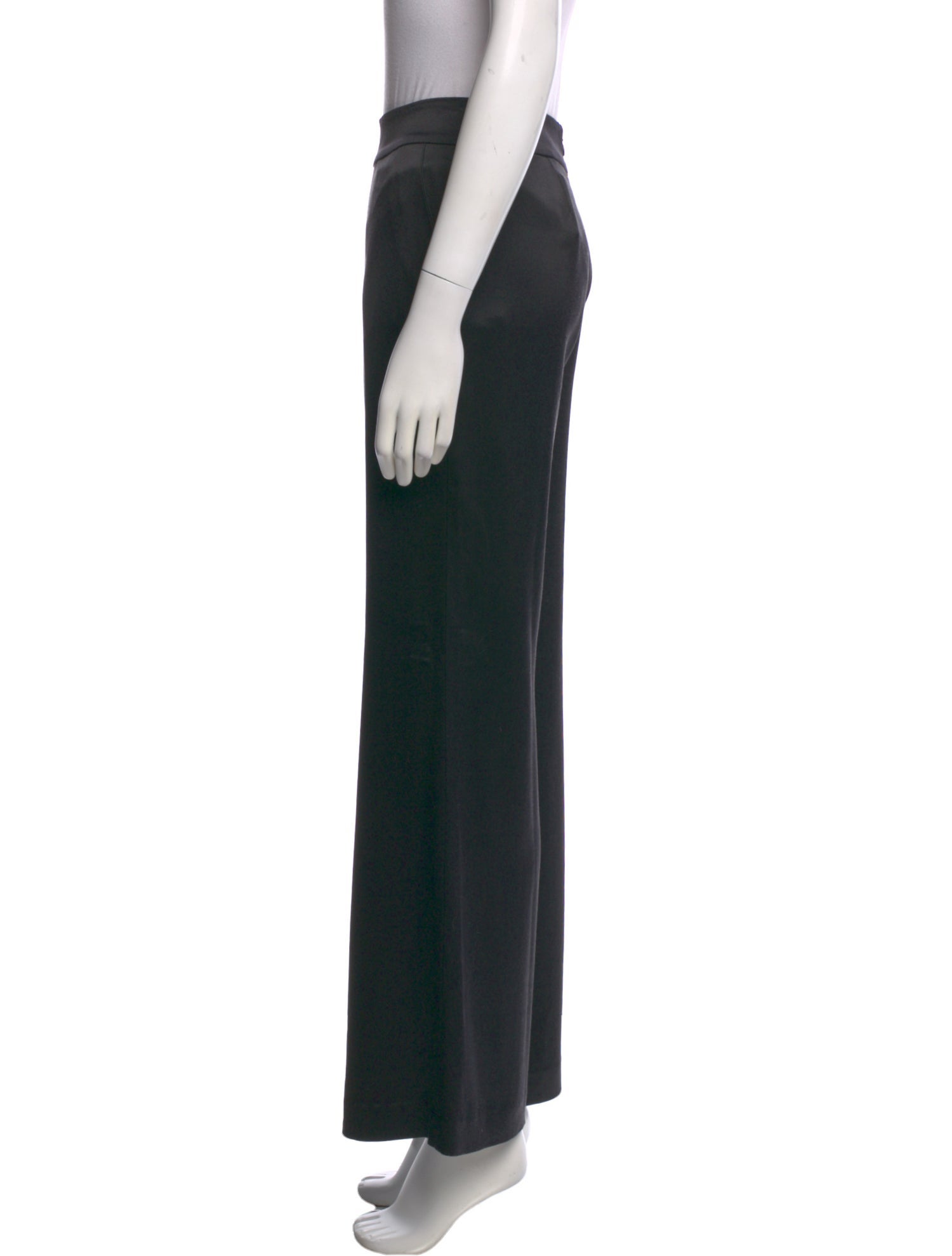St. John Evening Silk Wide Leg Pants