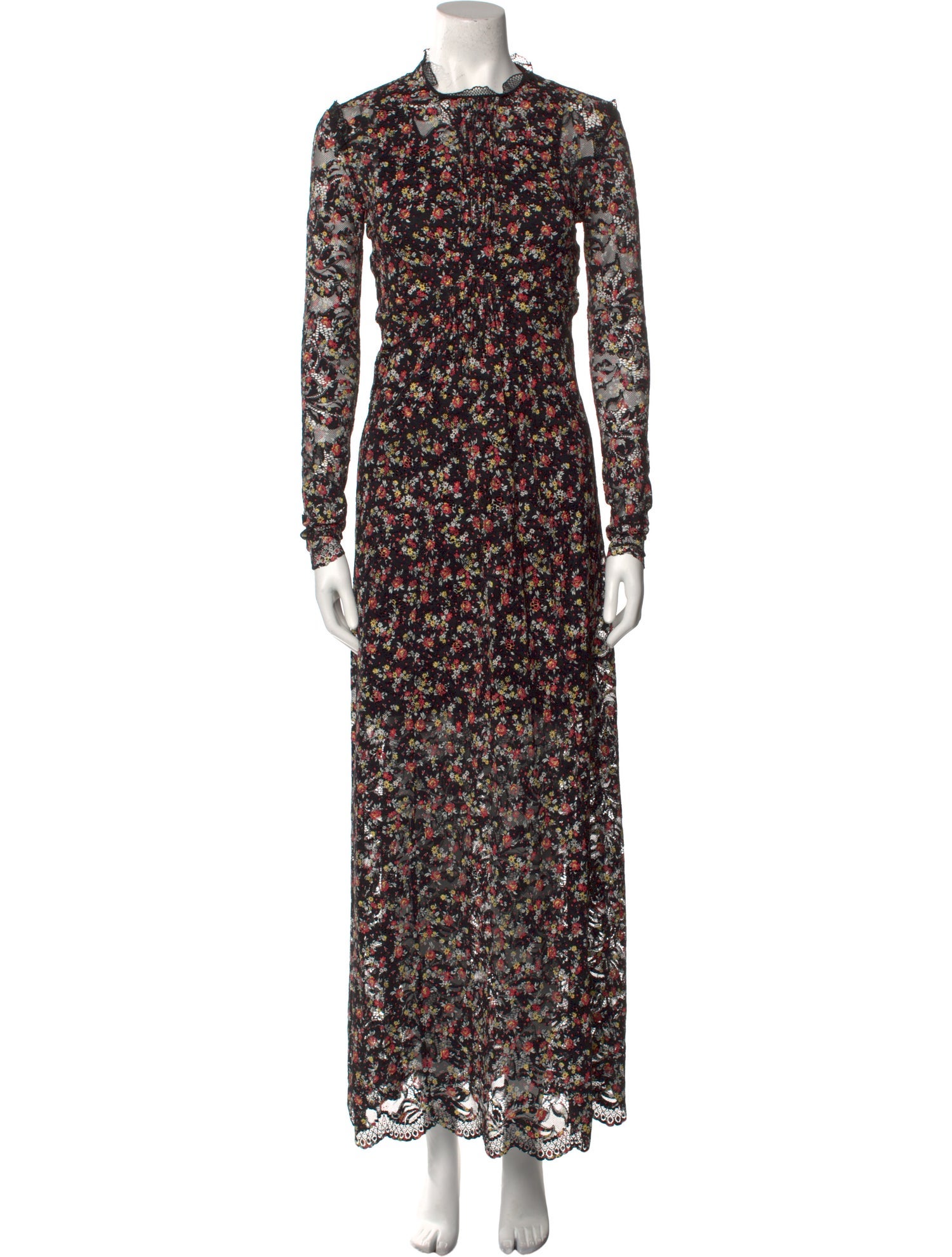 Rabanne Floral Print Long Dress w/ Tags