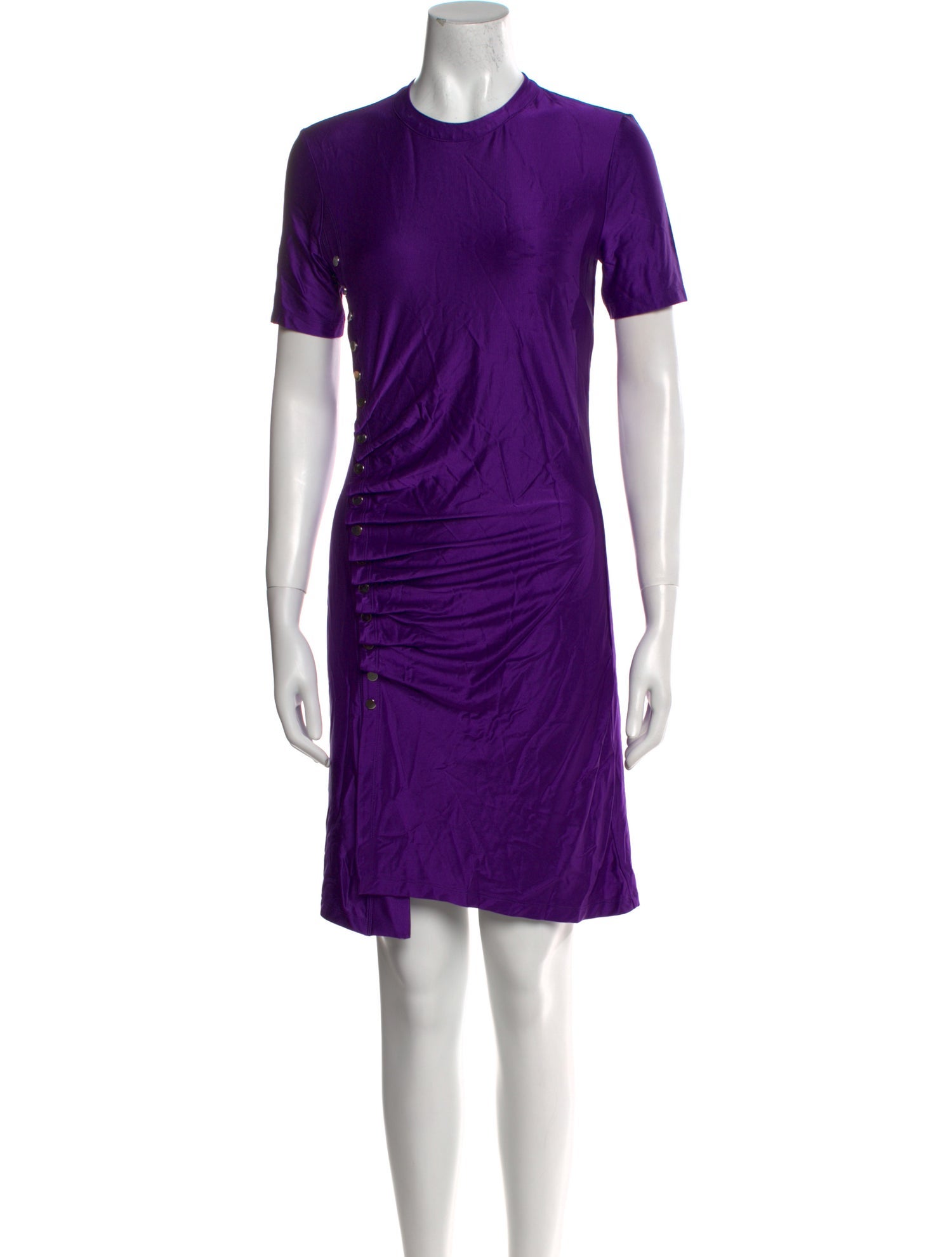 Rabanne Crew Neck Mini Dress