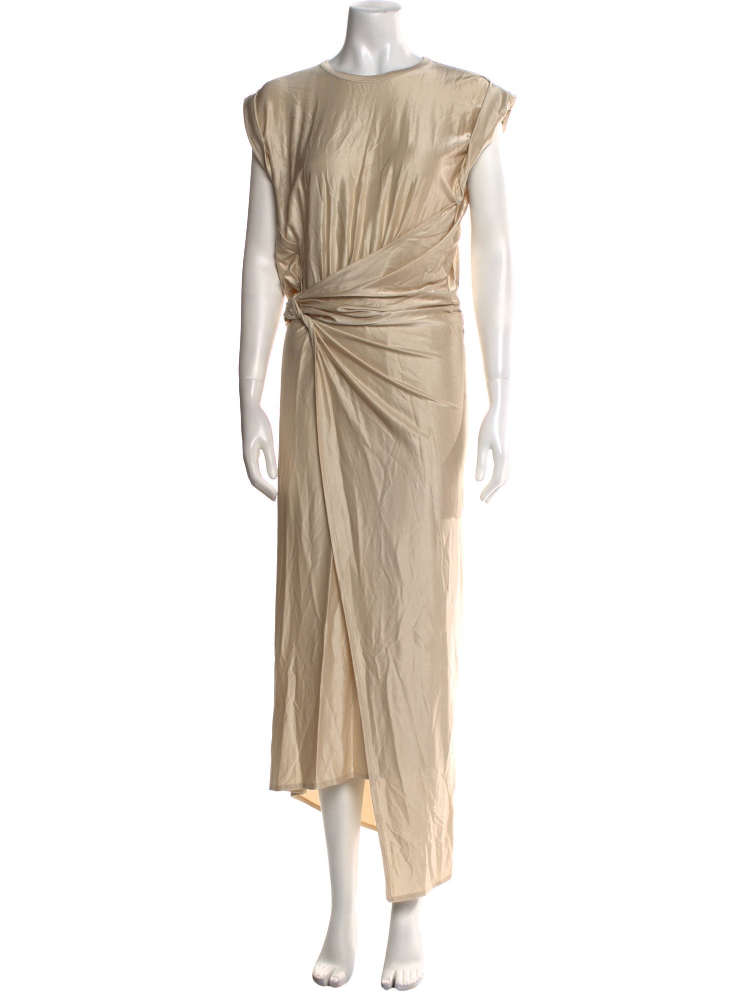 Rabanne Crew Neck Long Dress