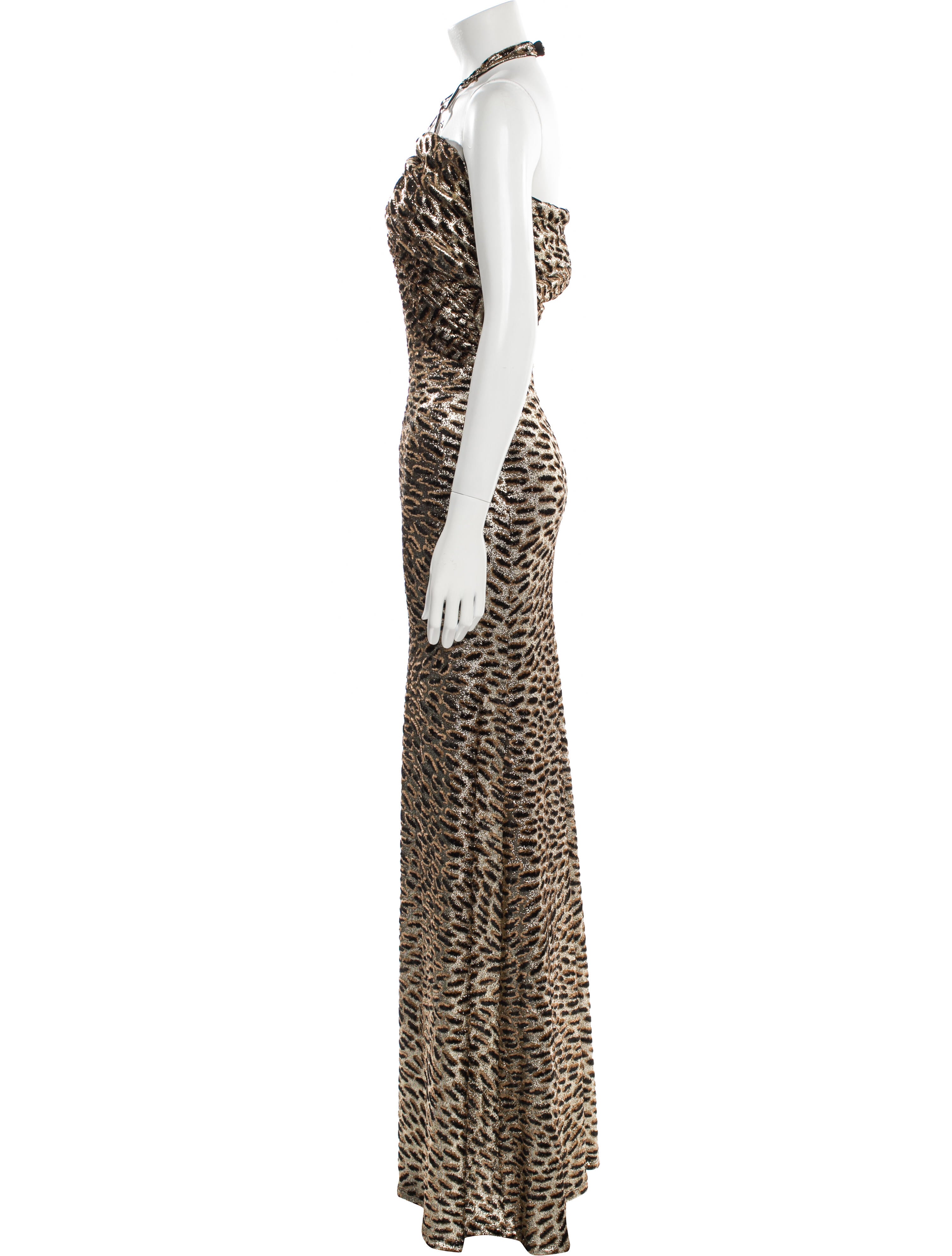 Rabanne Animal Print Long Dress w/ Tags