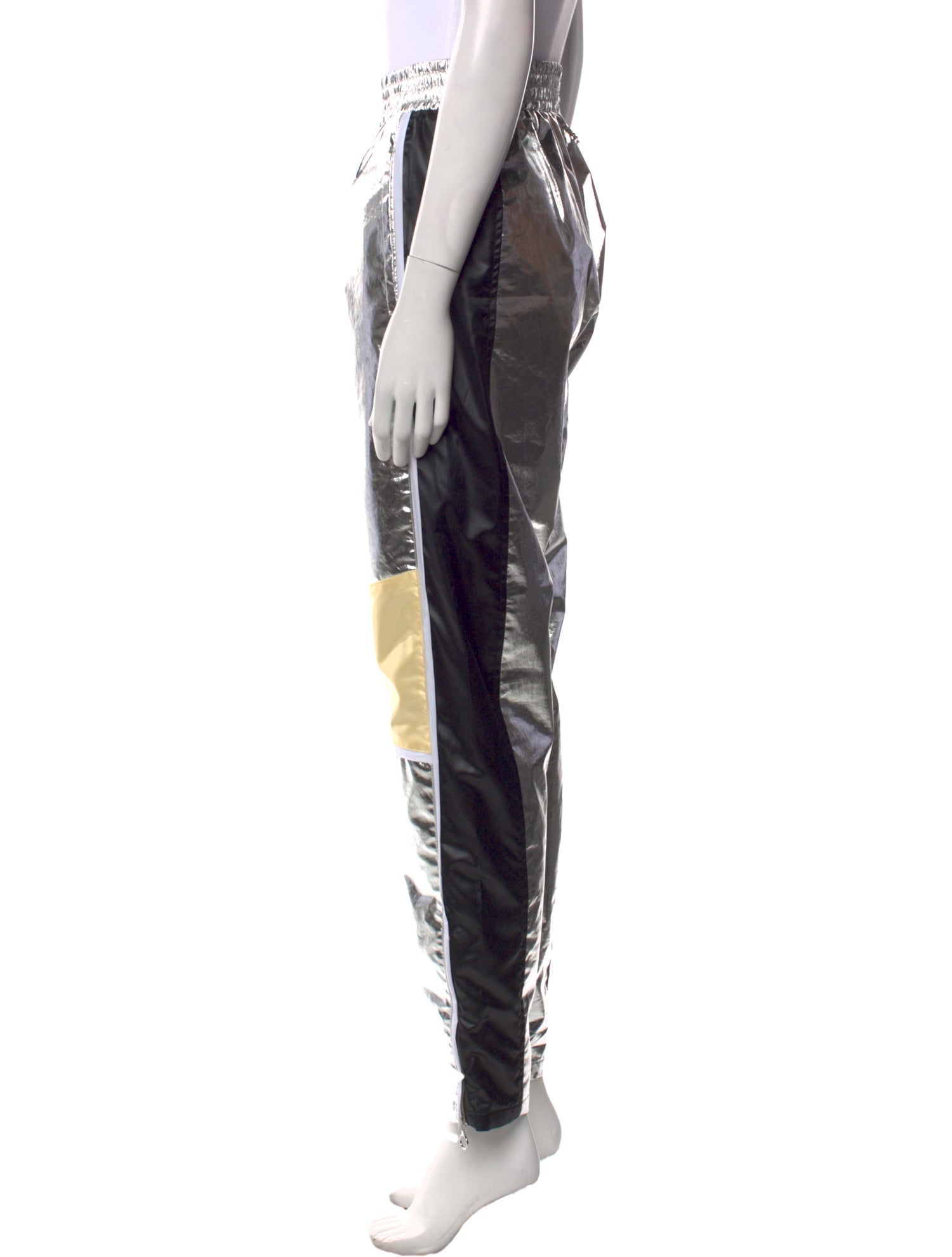 Rabanne Colorblock Pattern Skinny Leg Pants