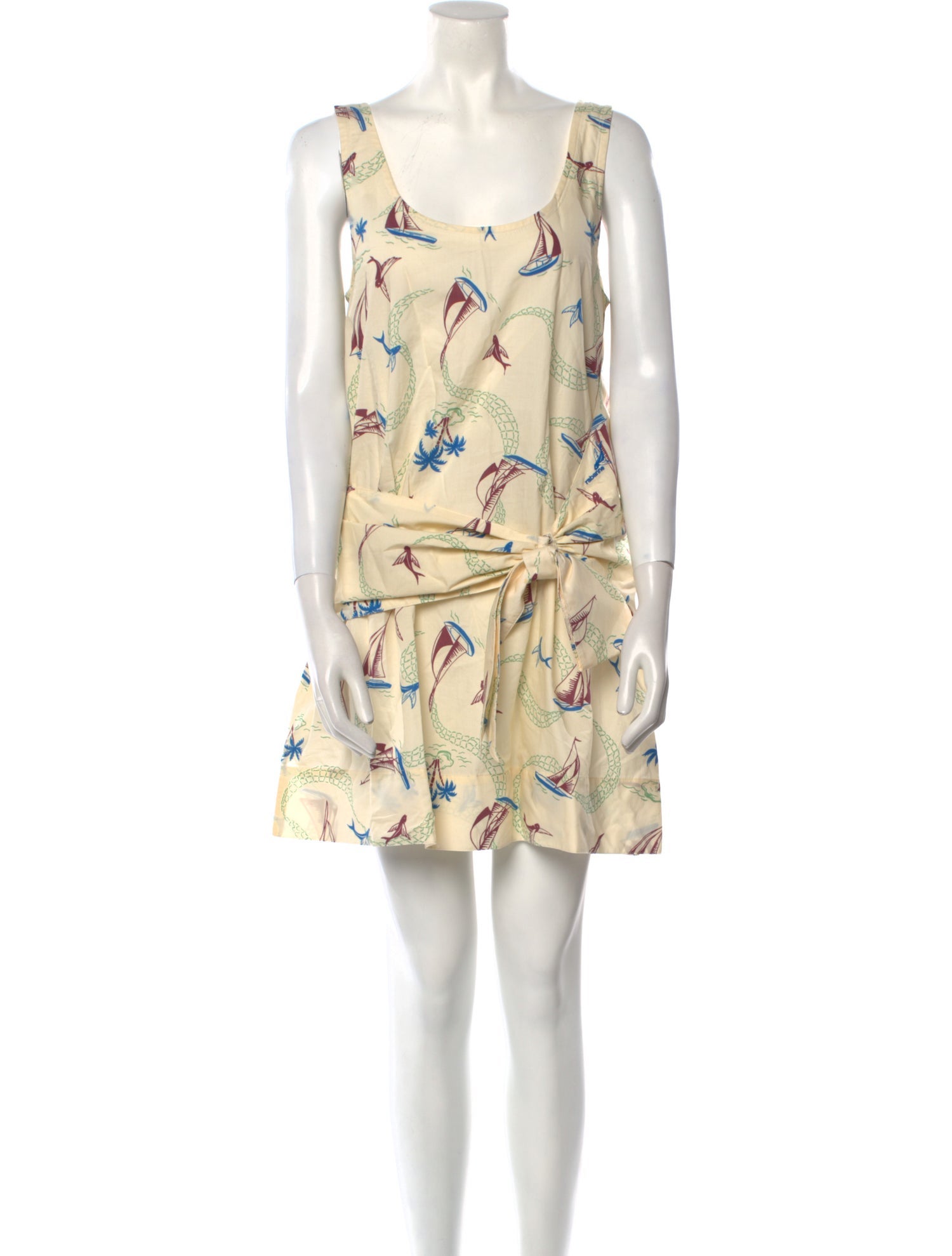 Rabanne Printed Mini Dress