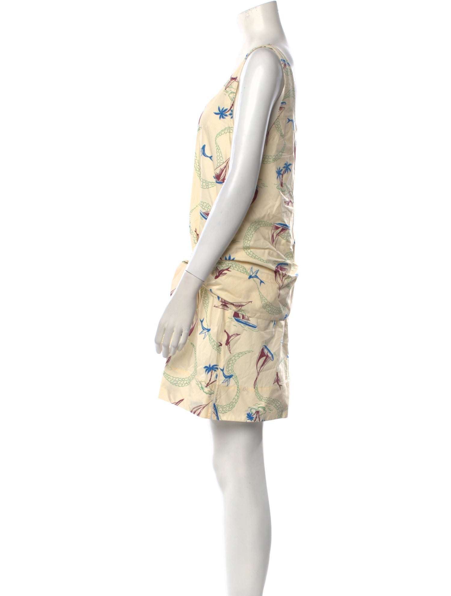 Rabanne Printed Mini Dress