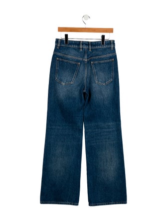 Rabanne High-Rise Wide Leg Jeans w/ Tags