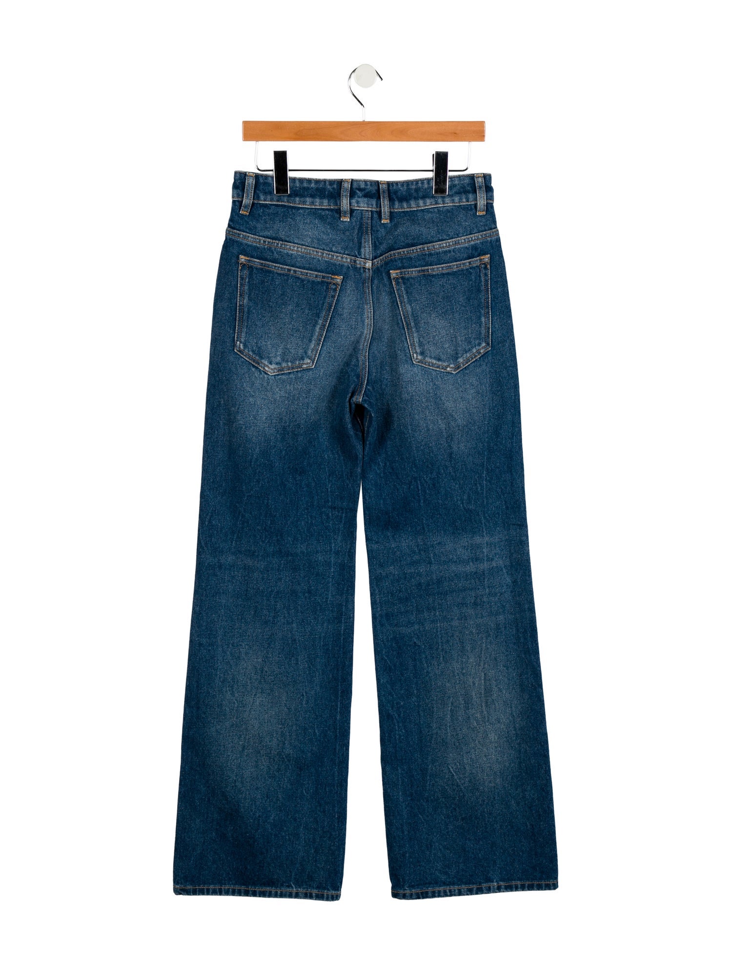 Rabanne High-Rise Wide Leg Jeans w/ Tags