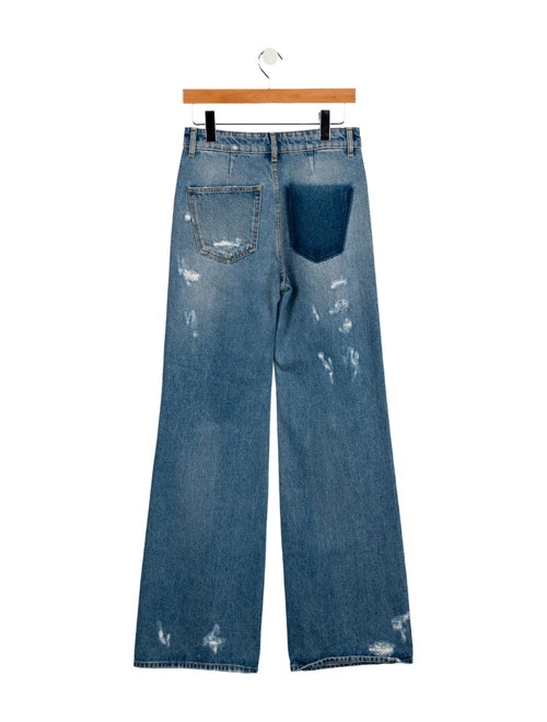 Rabanne High-Rise Wide Leg Jeans w/ Tags