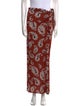 Rabanne Paisley Print Long Skirt