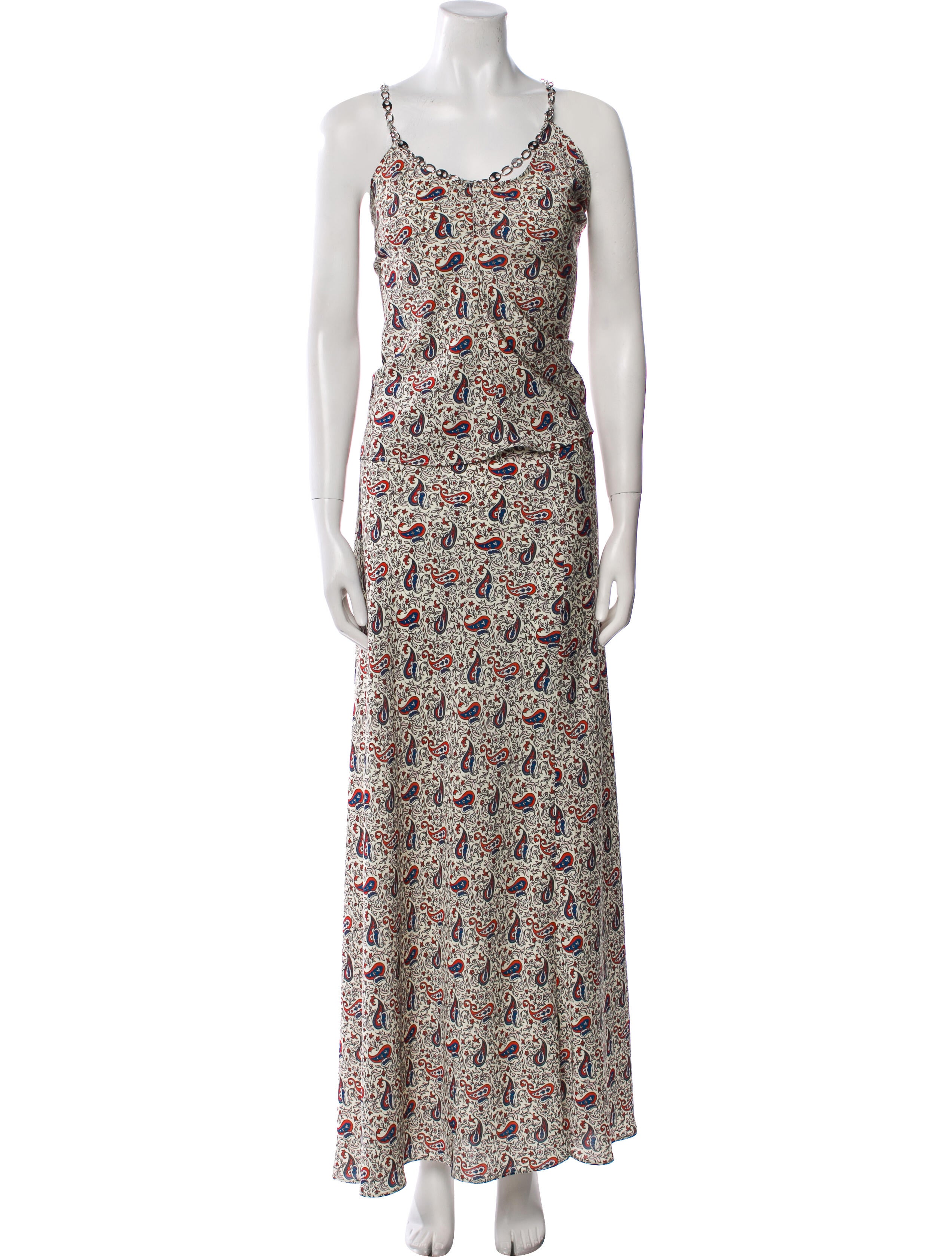 Rabanne Paisley Print Skirt Set