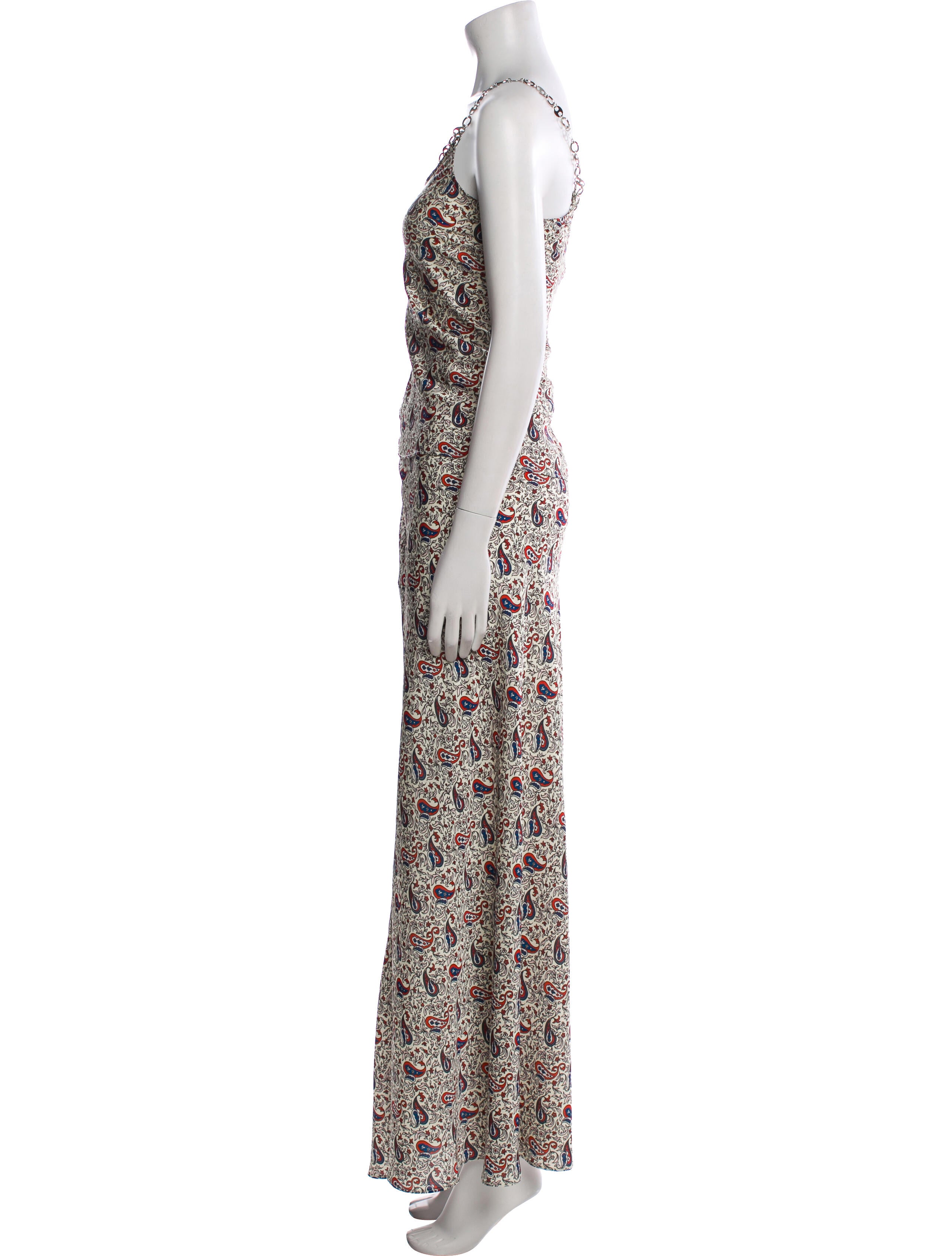 Rabanne Paisley Print Skirt Set