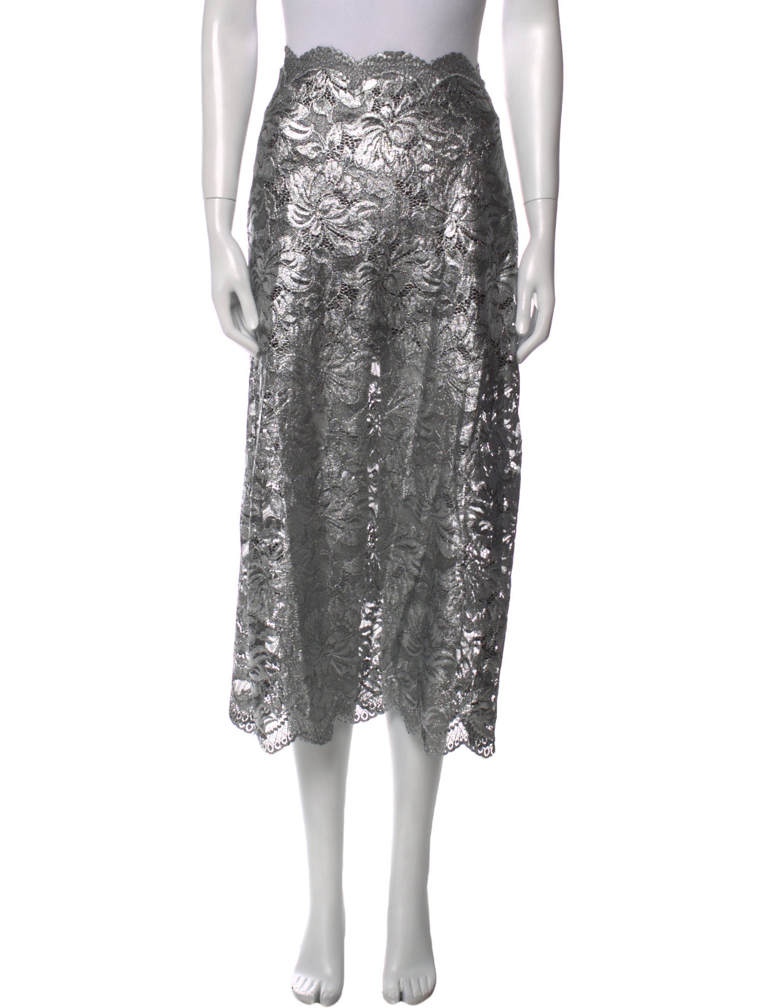 Rabanne Nylon Midi Length Skirt