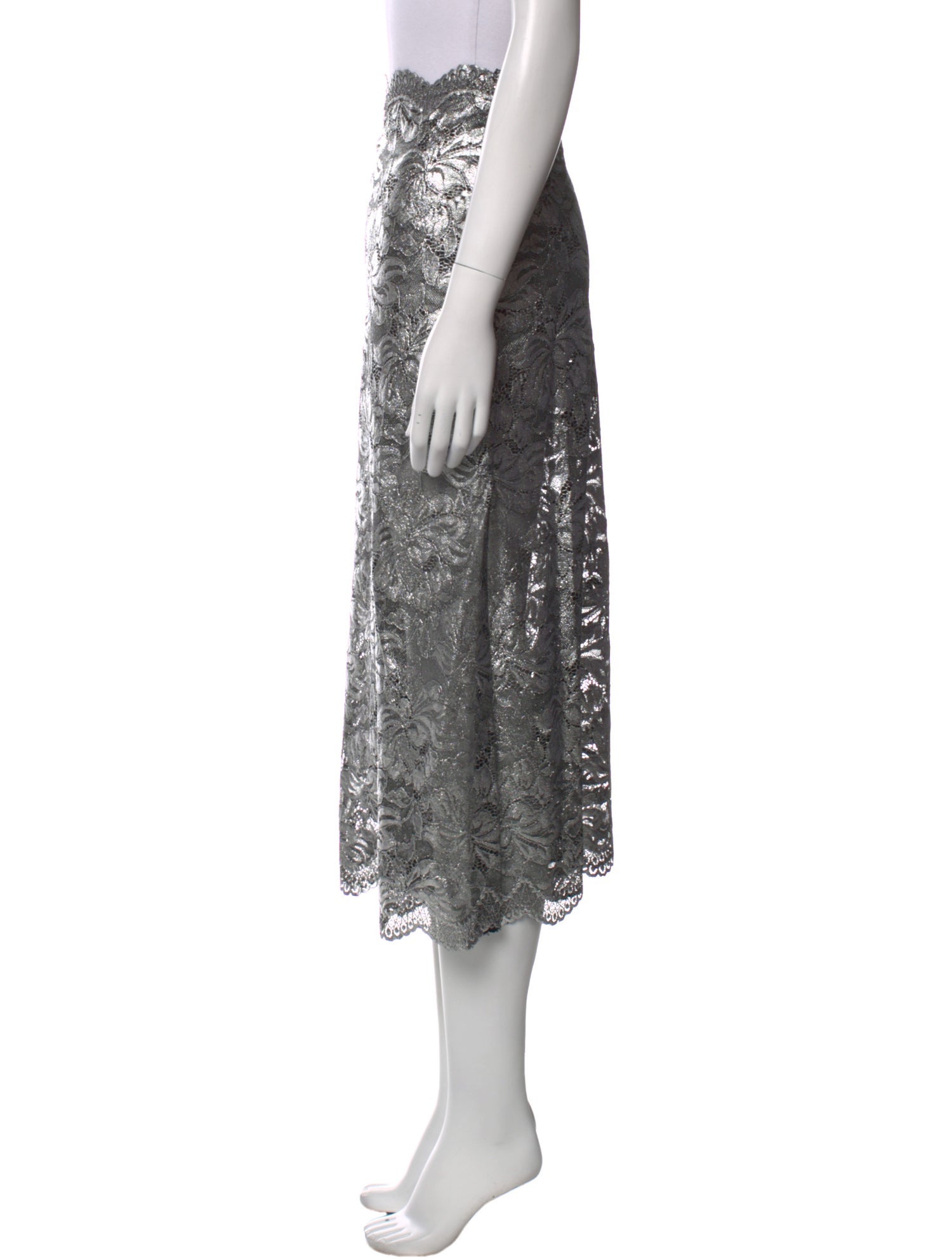 Rabanne Nylon Midi Length Skirt