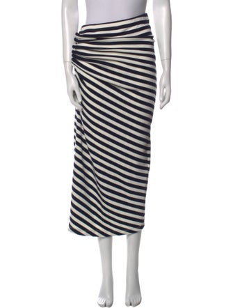 Rabanne Virgin Wool Midi Length Skirt