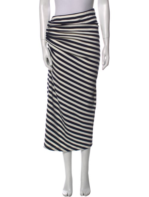 Rabanne Virgin Wool Midi Length Skirt