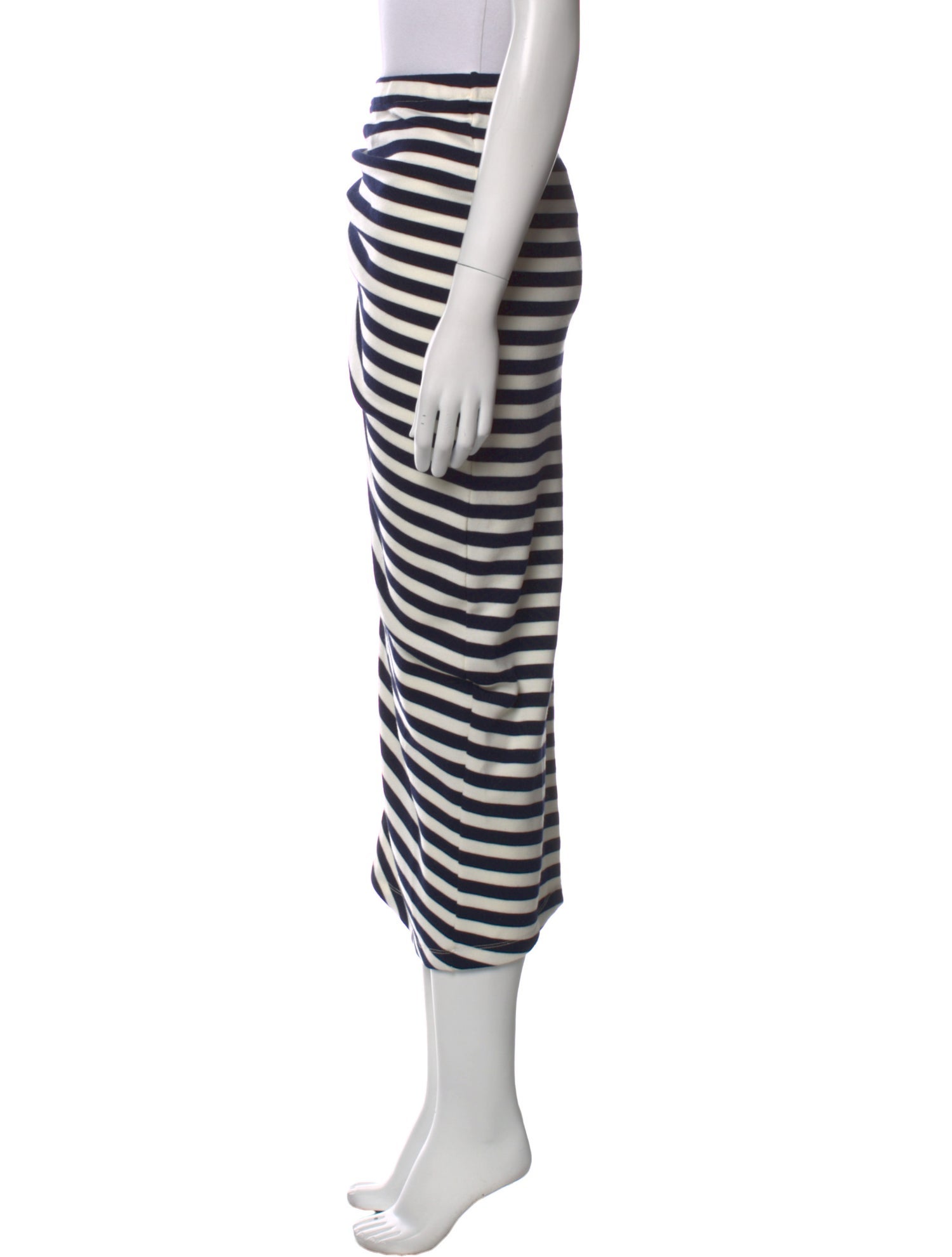 Rabanne Virgin Wool Midi Length Skirt