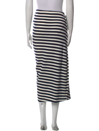 Rabanne Virgin Wool Midi Length Skirt