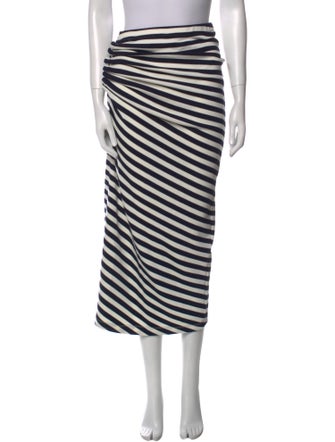 Rabanne Virgin Wool Midi Length Skirt