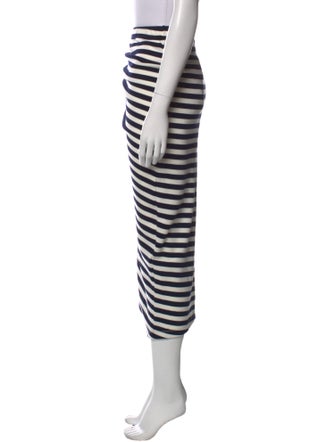 Rabanne Virgin Wool Midi Length Skirt