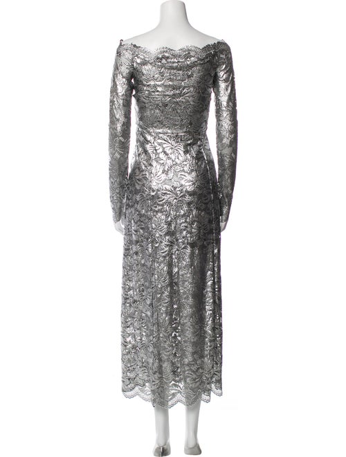 Rabanne V-Neck Long Dress