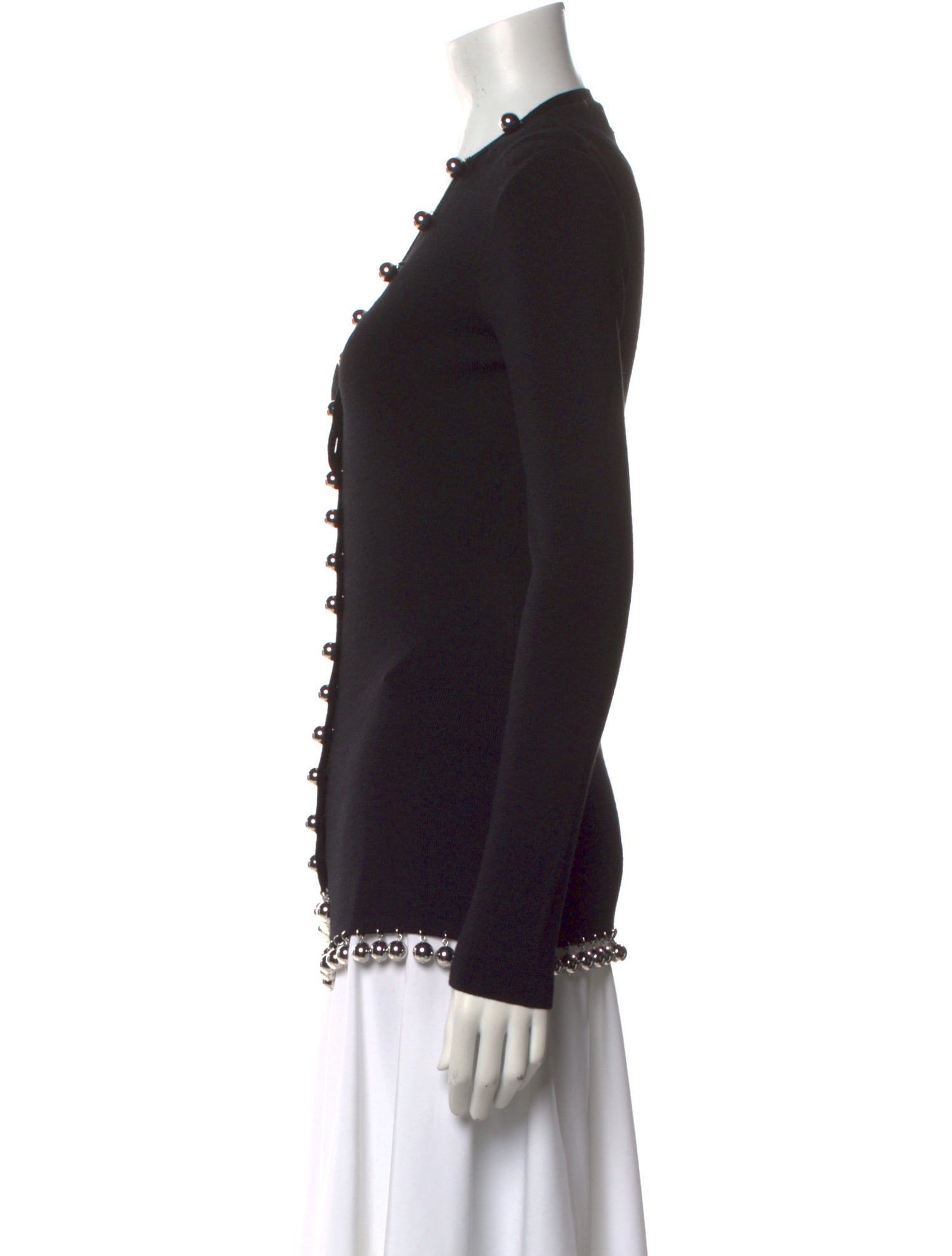 Rabanne Wool V-Neck Sweater