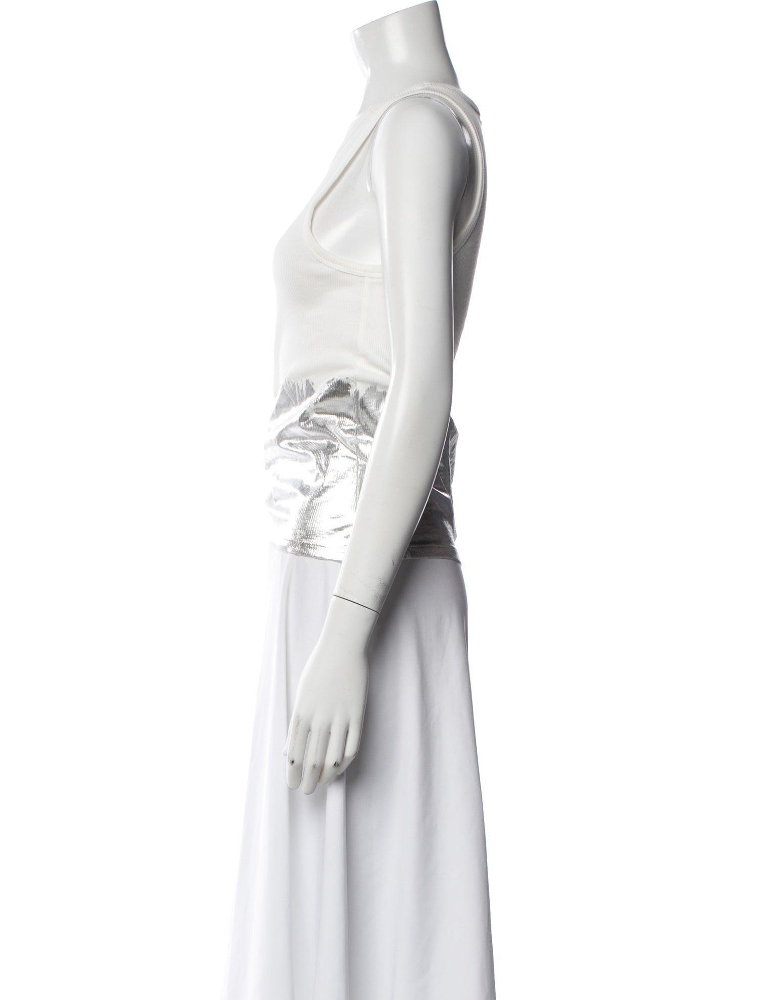 Rabanne Crew Neck Sleeveless Top