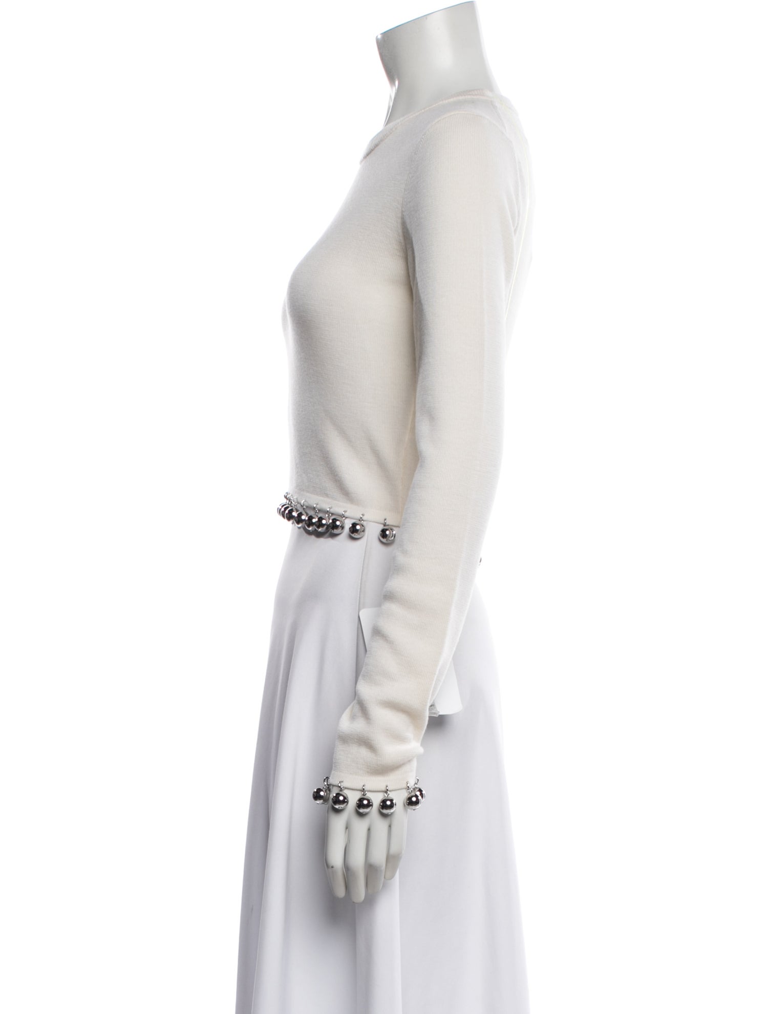 Rabanne Wool Crew Neck Sweater