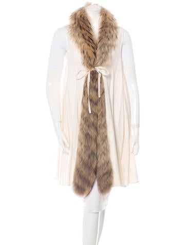 Skaist-Taylor Open Front Fur Vest