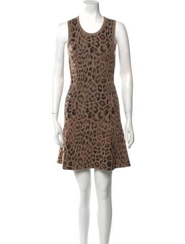 Skaist-Taylor Dresses Animal Print Mini Dress Petite