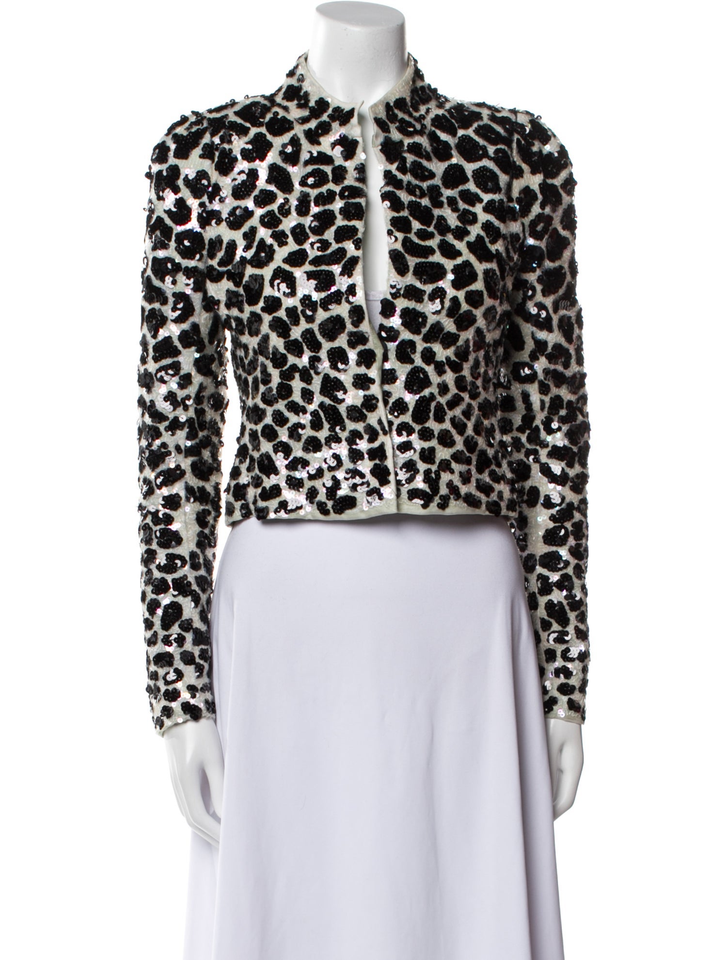 Skaist-Taylor Silk Animal Print Evening Jacket