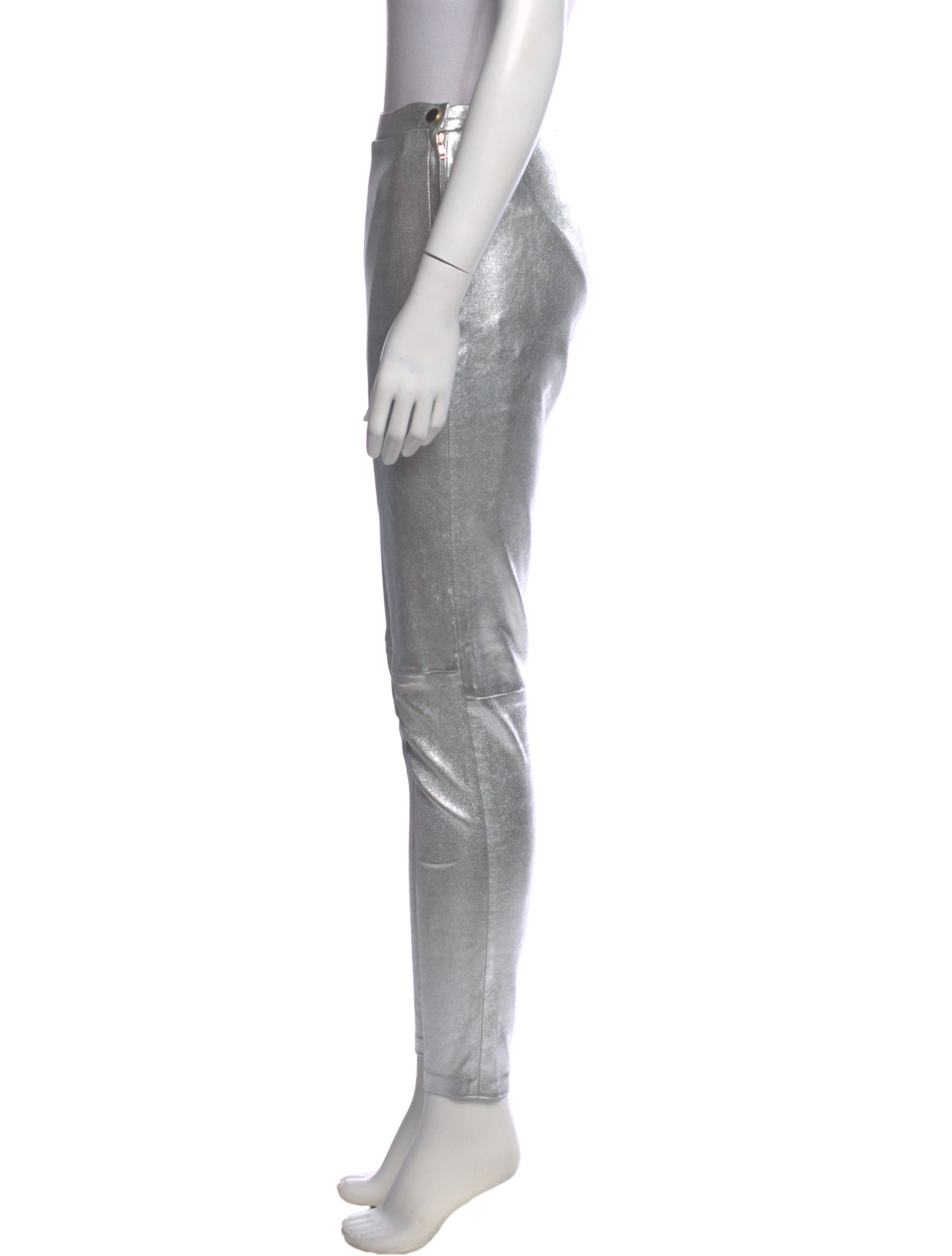 SKIIM Lambskin Skinny Leg Pants