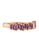 Suzanne Kalan 18K 1.05ctw Sapphire & Diamond-Accented Half Eternity Band
