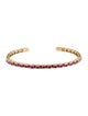 Suzanne Kalan 18K Ruby, Sapphire, & Diamond Cuff Bracelet