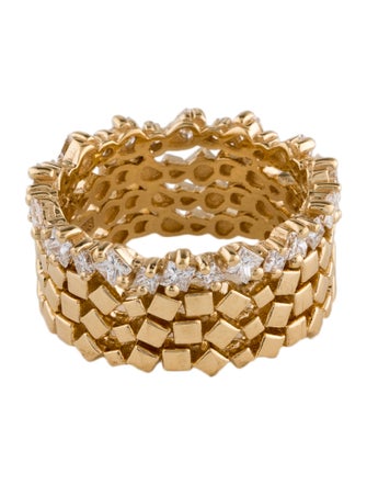 Suzanne Kalan 18K 1.02ctw Diamond Midi Eternity Band