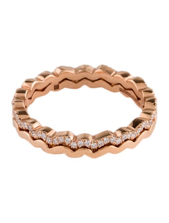 Suzanne Kalan 18K Mini Wave Diamond Eternity Band