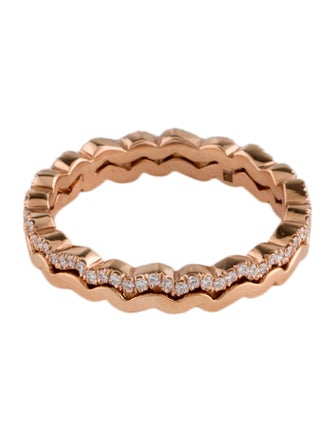 Suzanne Kalan 18K Mini Wave Diamond Eternity Band