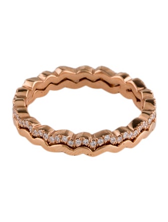 Suzanne Kalan 18K Mini Wave Diamond Eternity Band