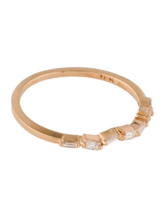 Suzanne Kalan 18K Diamond Thin Band