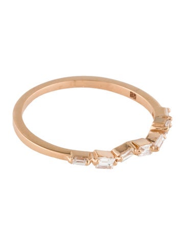 Suzanne Kalan Band 18K Diamond Thin 6.25