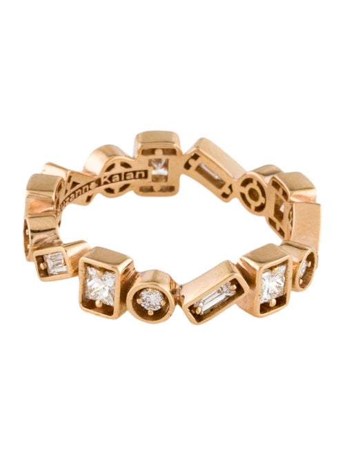 Suzanne Kalan 18K Diamond ZigZag Eternity Band