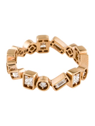 Suzanne Kalan 18K Diamond ZigZag Eternity Band