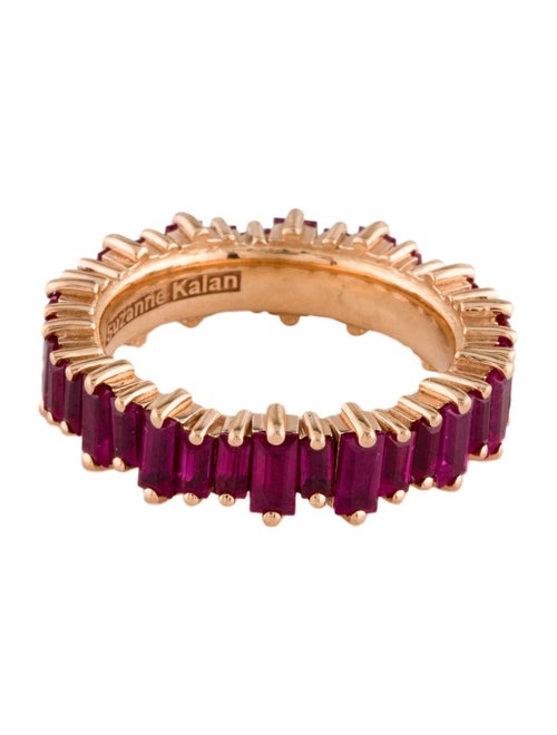 Suzanne Kalan 18K 4.10ctw Ruby Firework Eternity Band