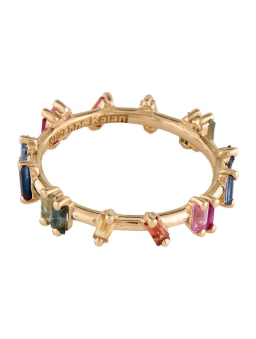 Suzanne Kalan 18K Sapphire & Ruby Eternity Band