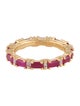 Suzanne Kalan 18K Ruby & Diamond Eternity Band
