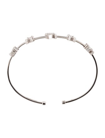 Suzanne Kalan 18K Diamond Wire Cuff