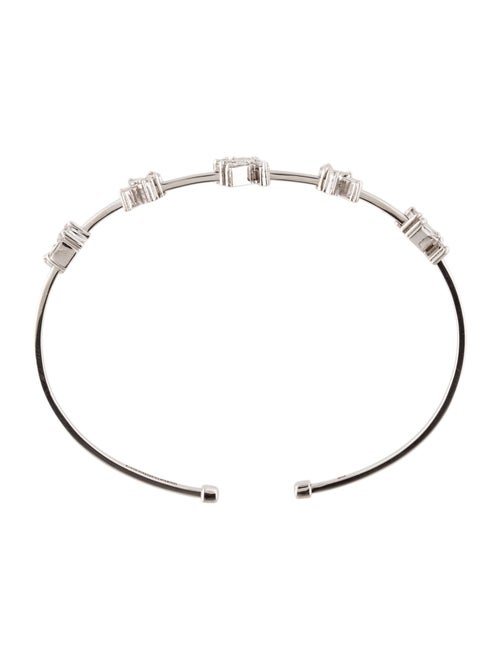 Suzanne Kalan 18K Diamond Wire Cuff