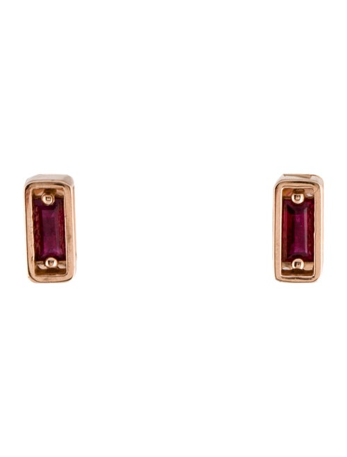 Suzanne Kalan 18K Ruby Stud Earrings