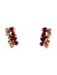 Suzanne Kalan 18K Ruby Golden Mini Stud Earrings